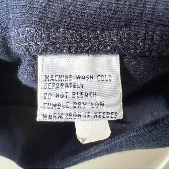 Vintage Polo By Ralph Lauren Mens Jacket cardigan Size XL Full Zip Cotton navy - Picture 7 of 9